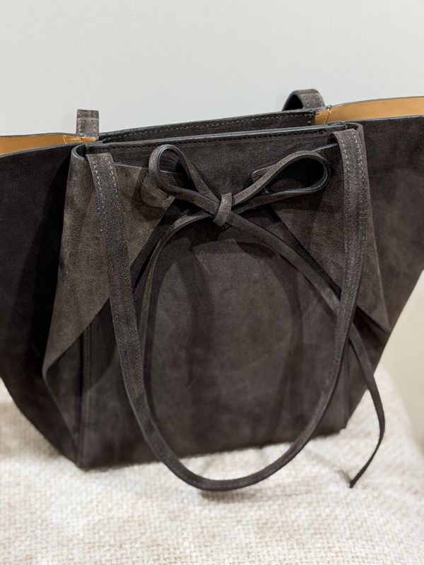 Tas POLLY leer | suède bruin