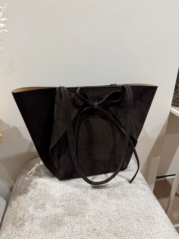 Tas POLLY leer | suède bruin