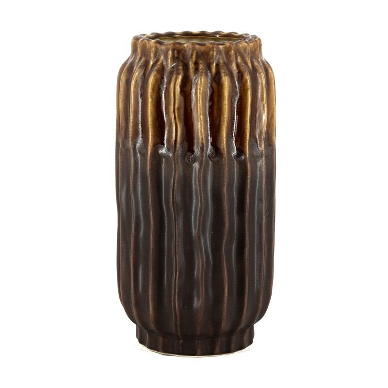 Vaas TWIST | bruin - 14,5x14,5x27,5cm
