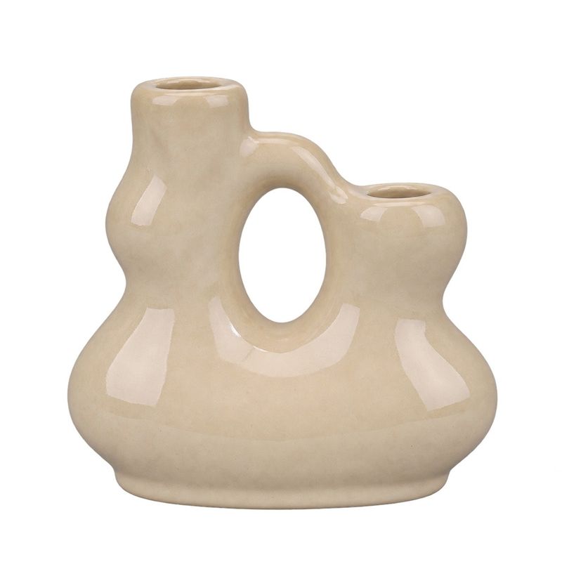 Kandelaar CLUSTER | beige - 14,5x11,3x24,3cm