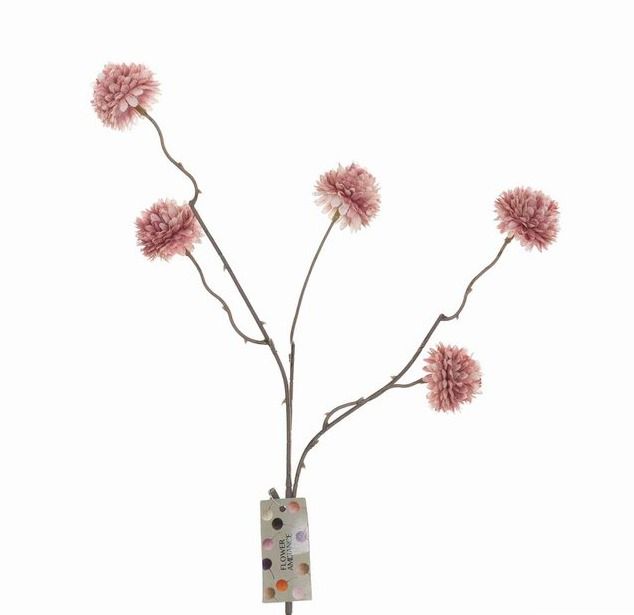 Kunsttak Pompom | antique pink 5bol - 53cm