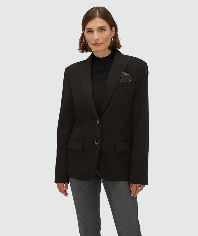 JV-NICK oversized blazer | black