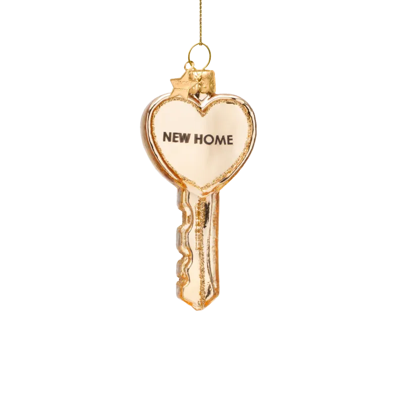 Ornament Sleutel 'New Home' | Vondels