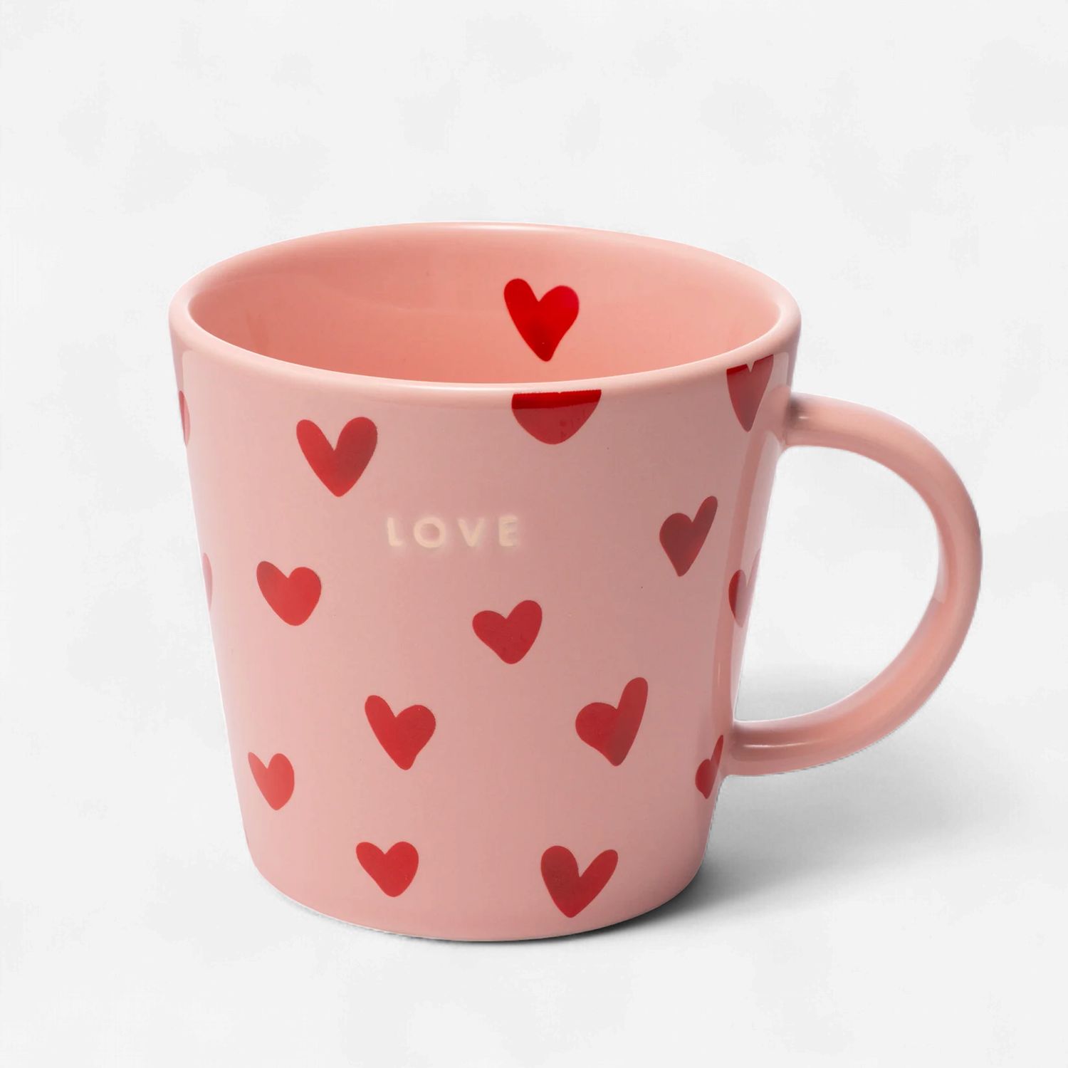Thee mok 'LOVE' - pink/hearts | 350 ml