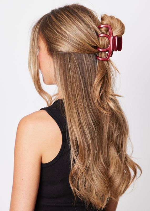 SUI AVA haarclip Josie Dazzle Big | burgundy