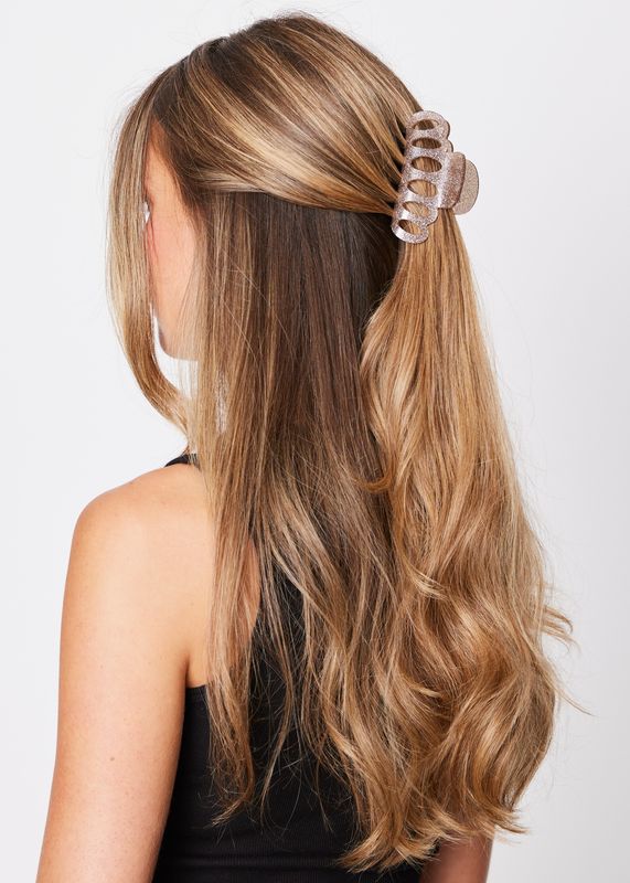SUI AVA haarclip Laura Sparkle Middle | brown