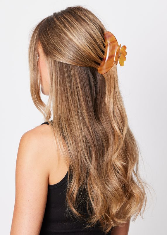 SUI AVA haarclip Helle Silent Big | brown