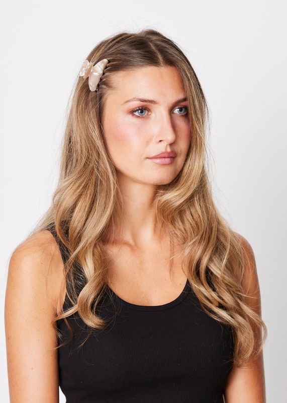 SUI AVA haarclip Helle Silent Mini | beige