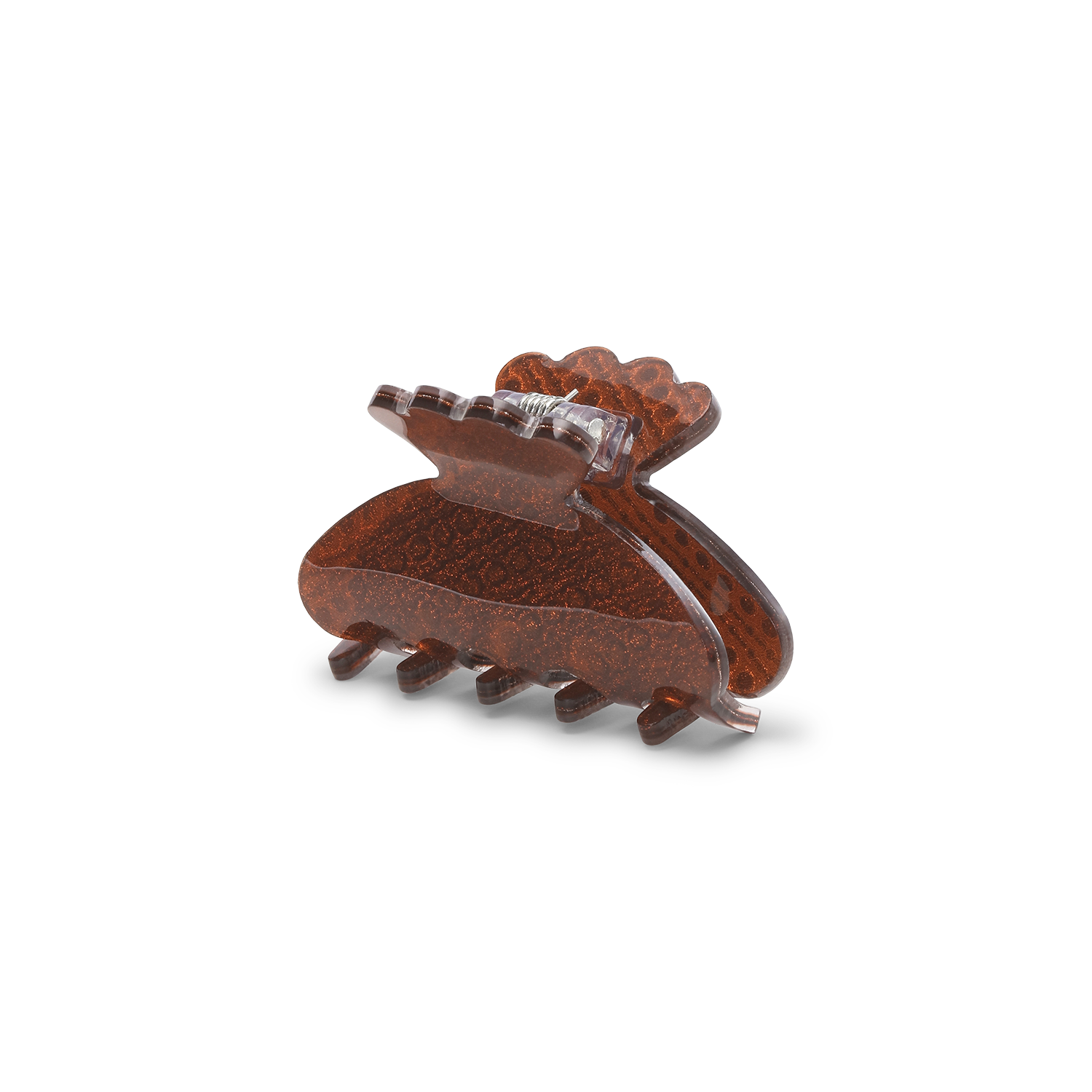 SUI AVA haarclip Helle Tinsel Mini | brown