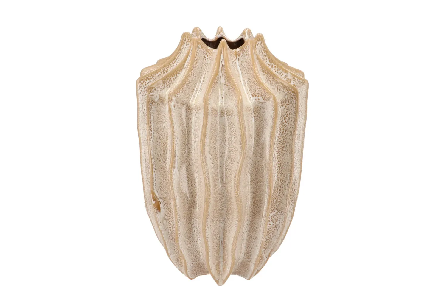 Vaas JUNA | beige gemeleerd