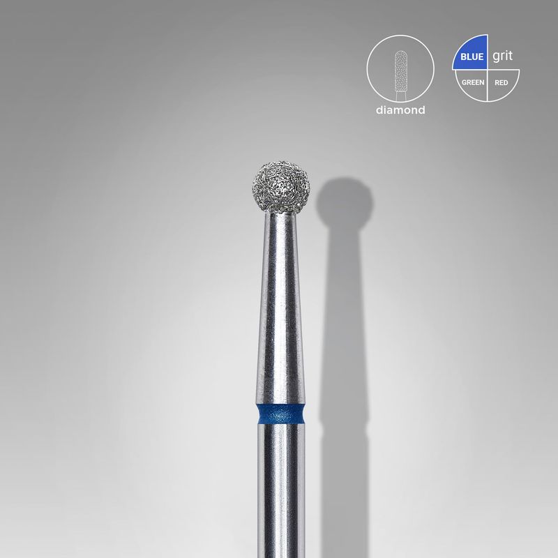 Stalkes Diamantschleifaufsatz - "Kugel" blau 2,7mm - FA01B027