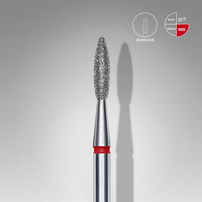 Stalkeks Diamant-Schleifaufsatz - "Flamme" rot - FA10R021/8
