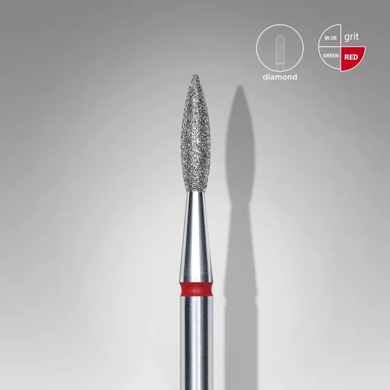 Diamantschneider "Scharfe Flamme" Diamantschneider "Flamme" Durchmesser 2.1 Mm, Arbeitsteil 8 Mm von Staleks FA11R021/8