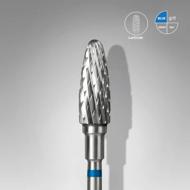 Fräser Bit  "Mais" Durchmesser 5 mm, Arbeitsteil 13 mm blau  von Staleks FT90B050/13