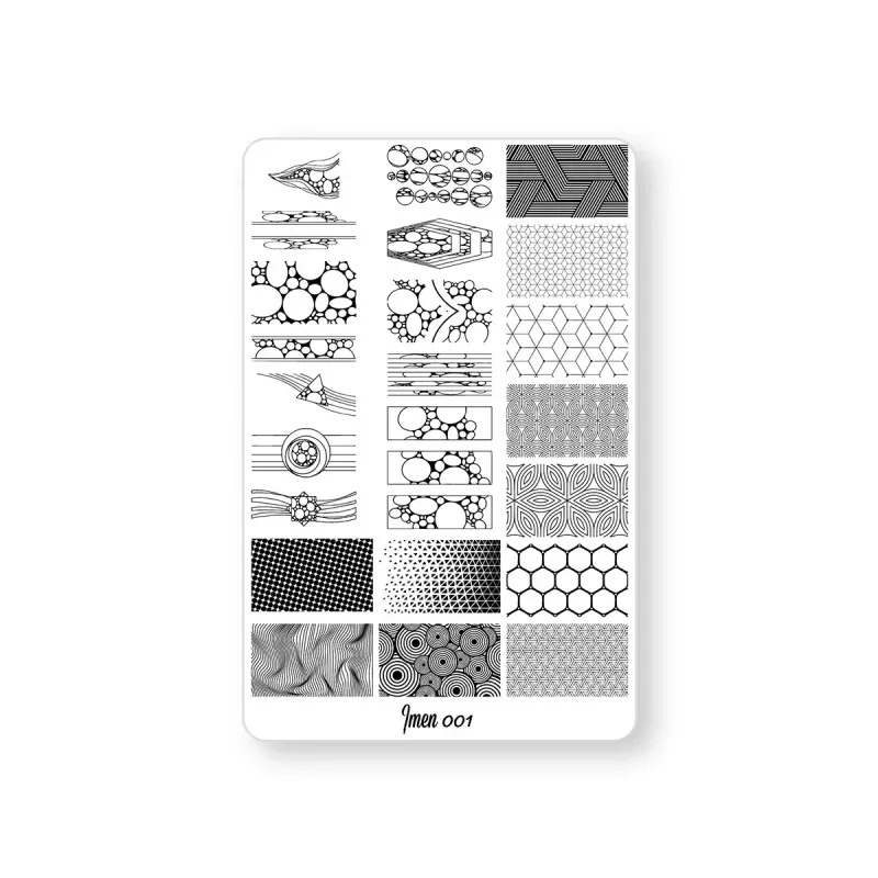 Stamping plate  Imen  #001