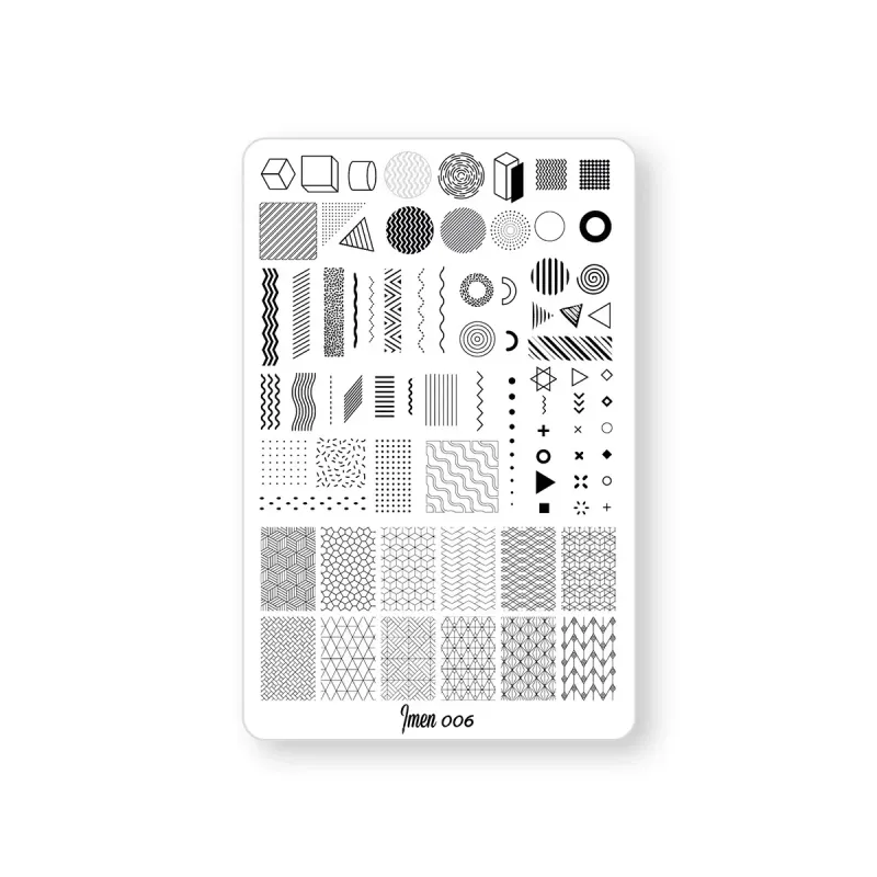 Stamping plate Imen #06