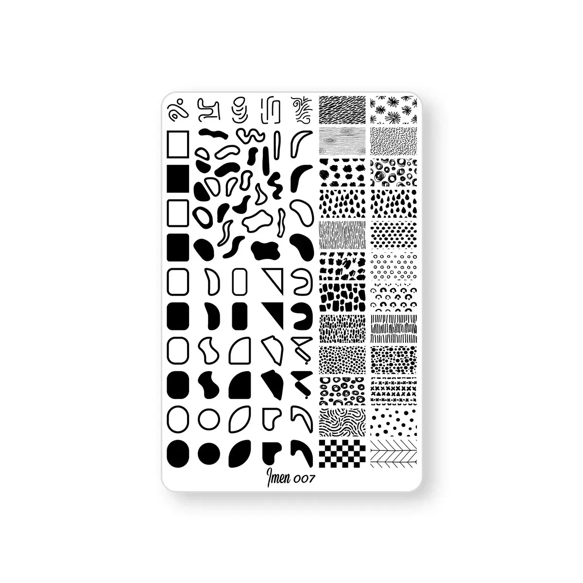 Stamping plate IMEN  #07