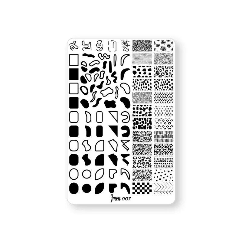 Stamping plate IMEN  #07