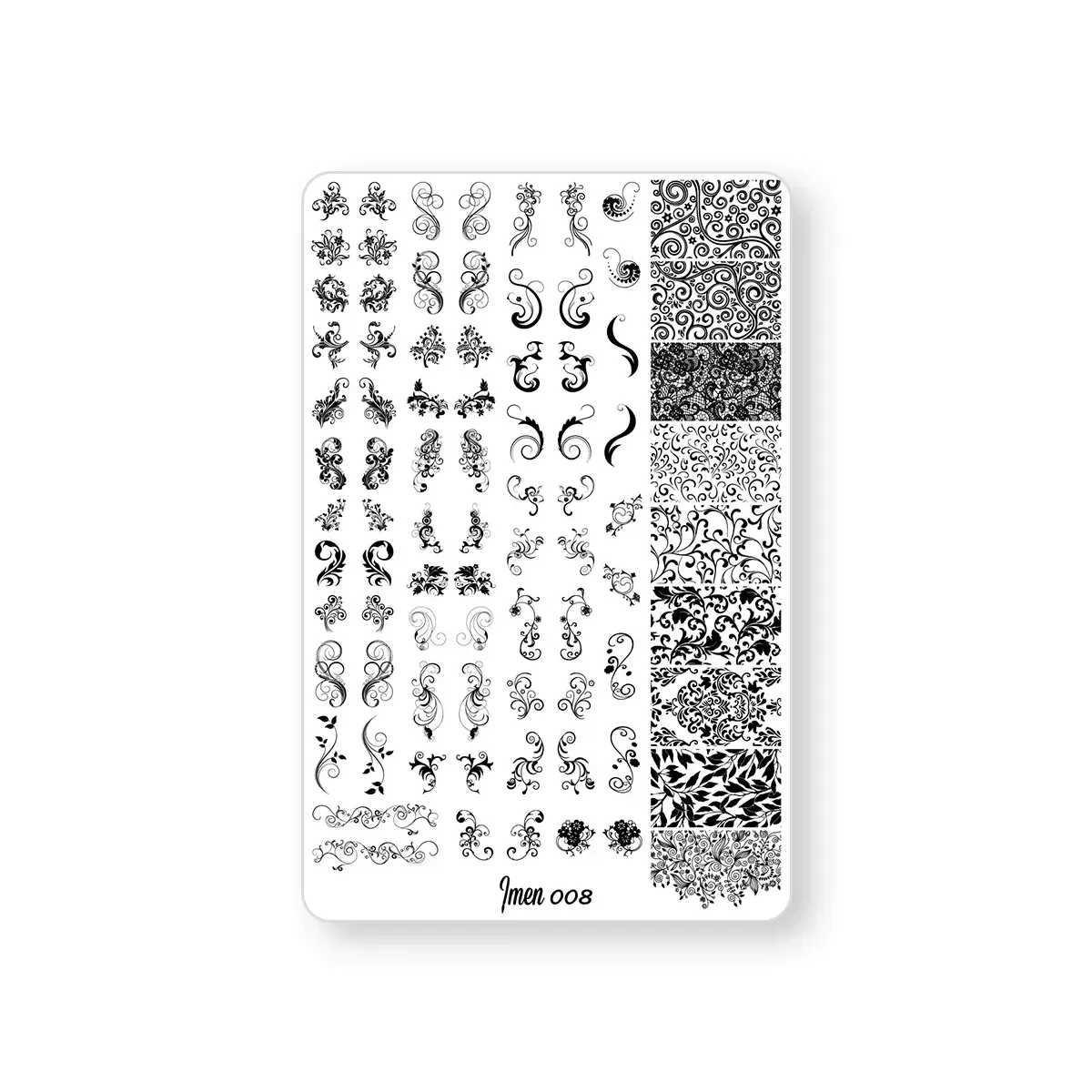 Stamping plate IMEN  #08