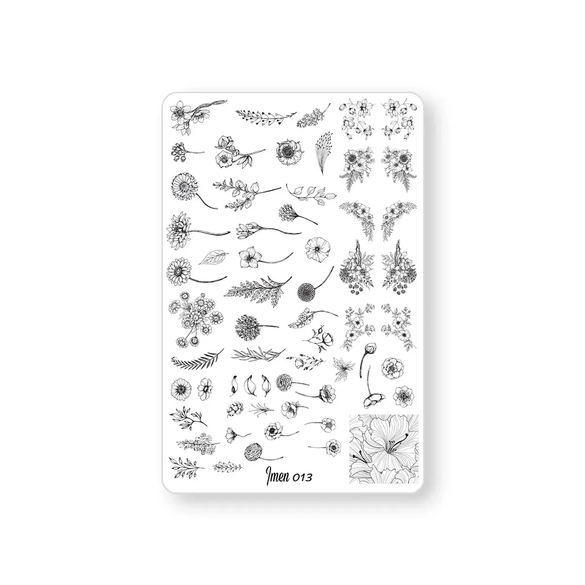 Stamping plate IMEN #13