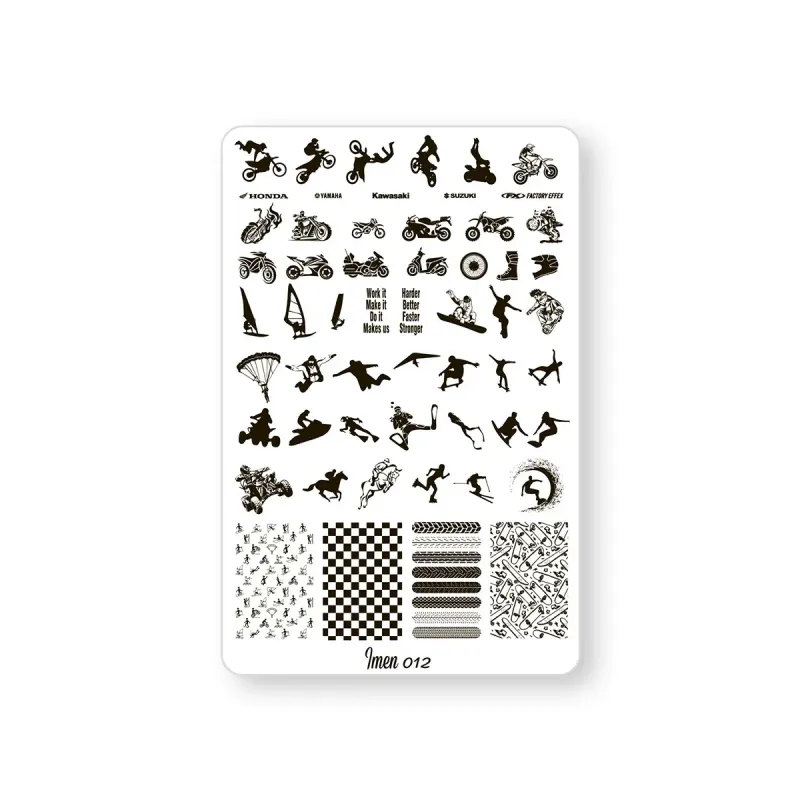 Stamping plate IMEN #12
