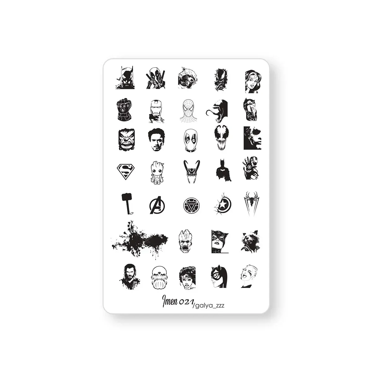 Stamping plate IMEN #21