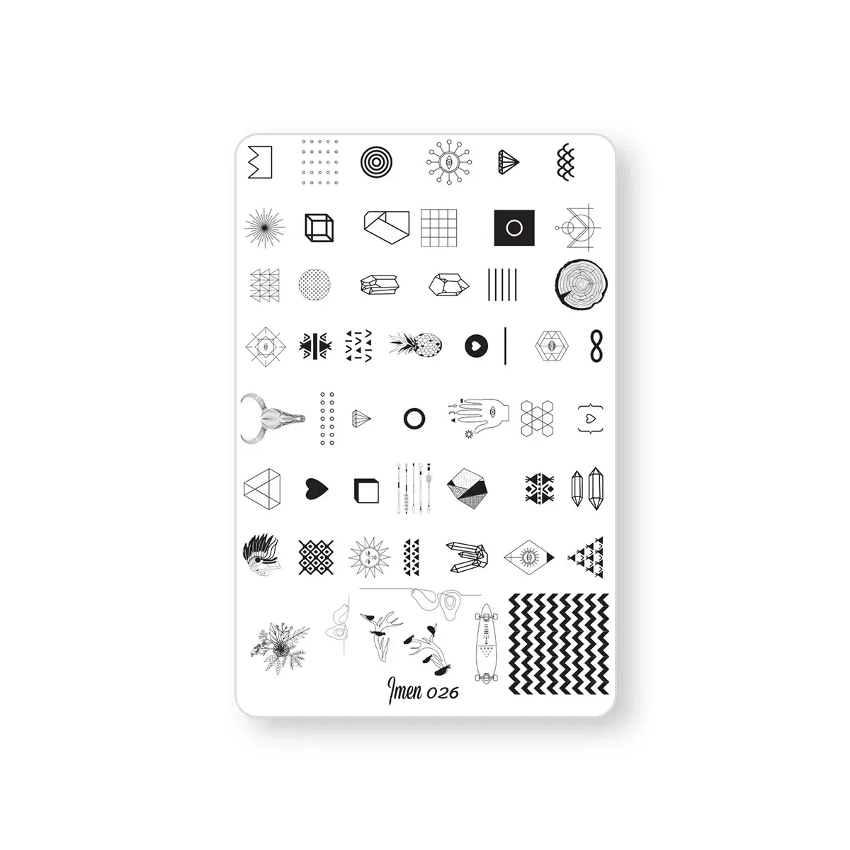 Stamping plate IMEN #26
