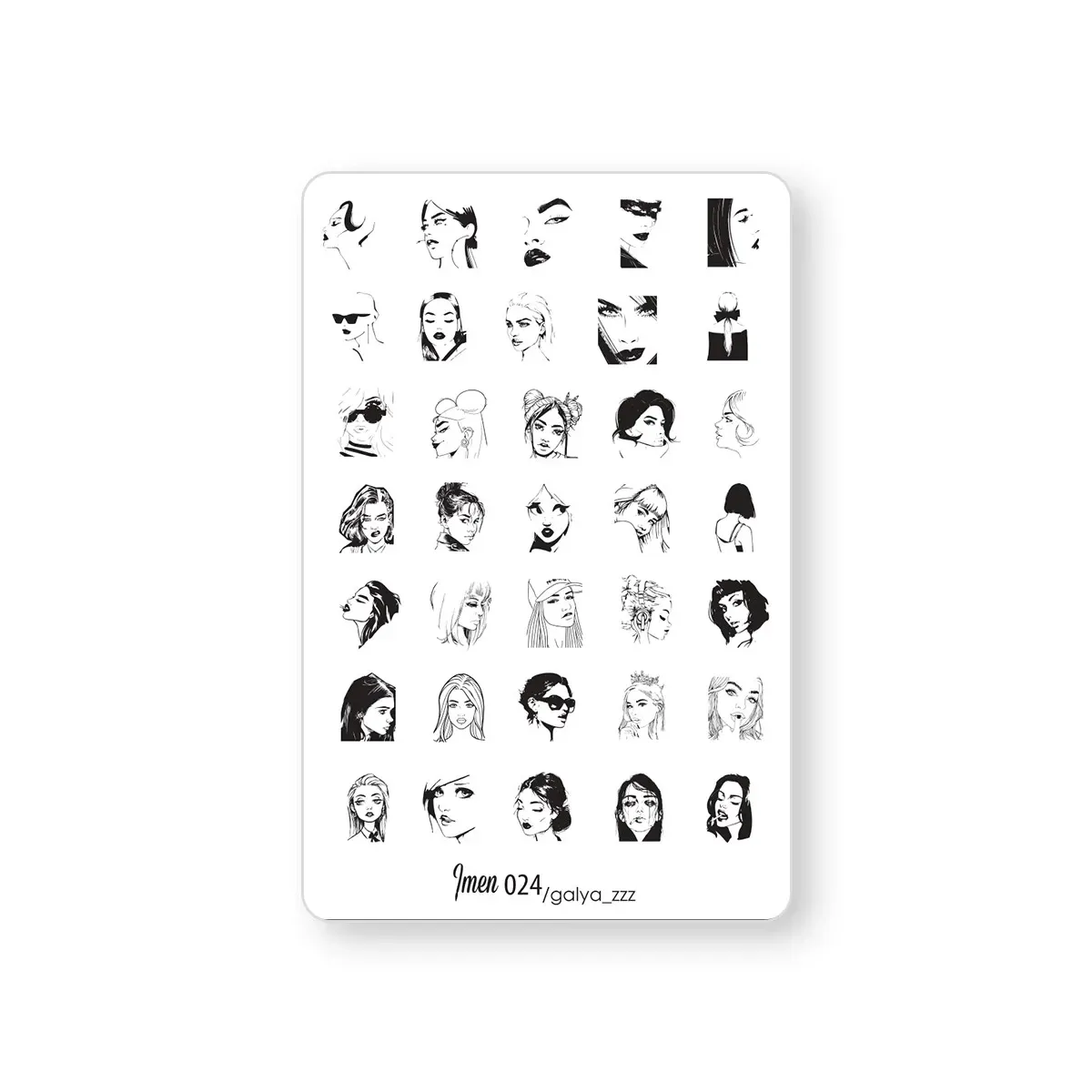 Stamping plate IMEN #24