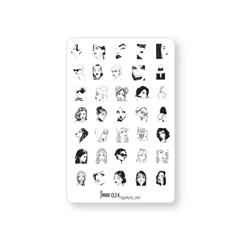 Stamping plate IMEN #24