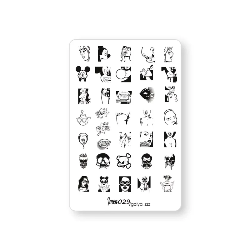 Stamping plate IMEN #29