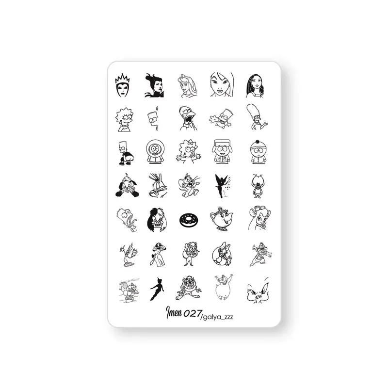 Stamping plate IMEN #27