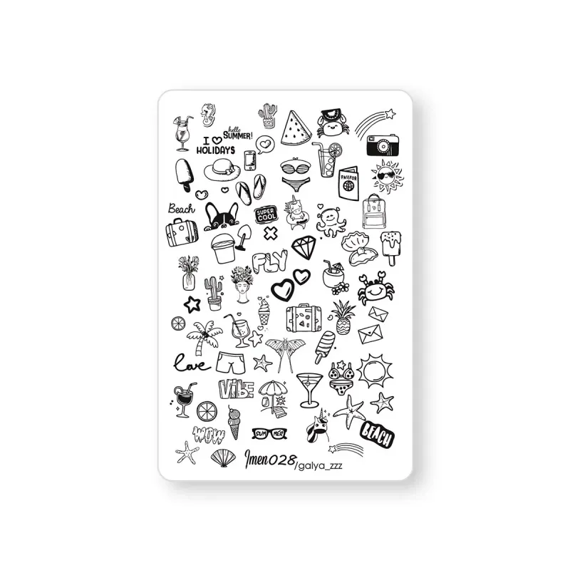 Stamping plate IMEN #28