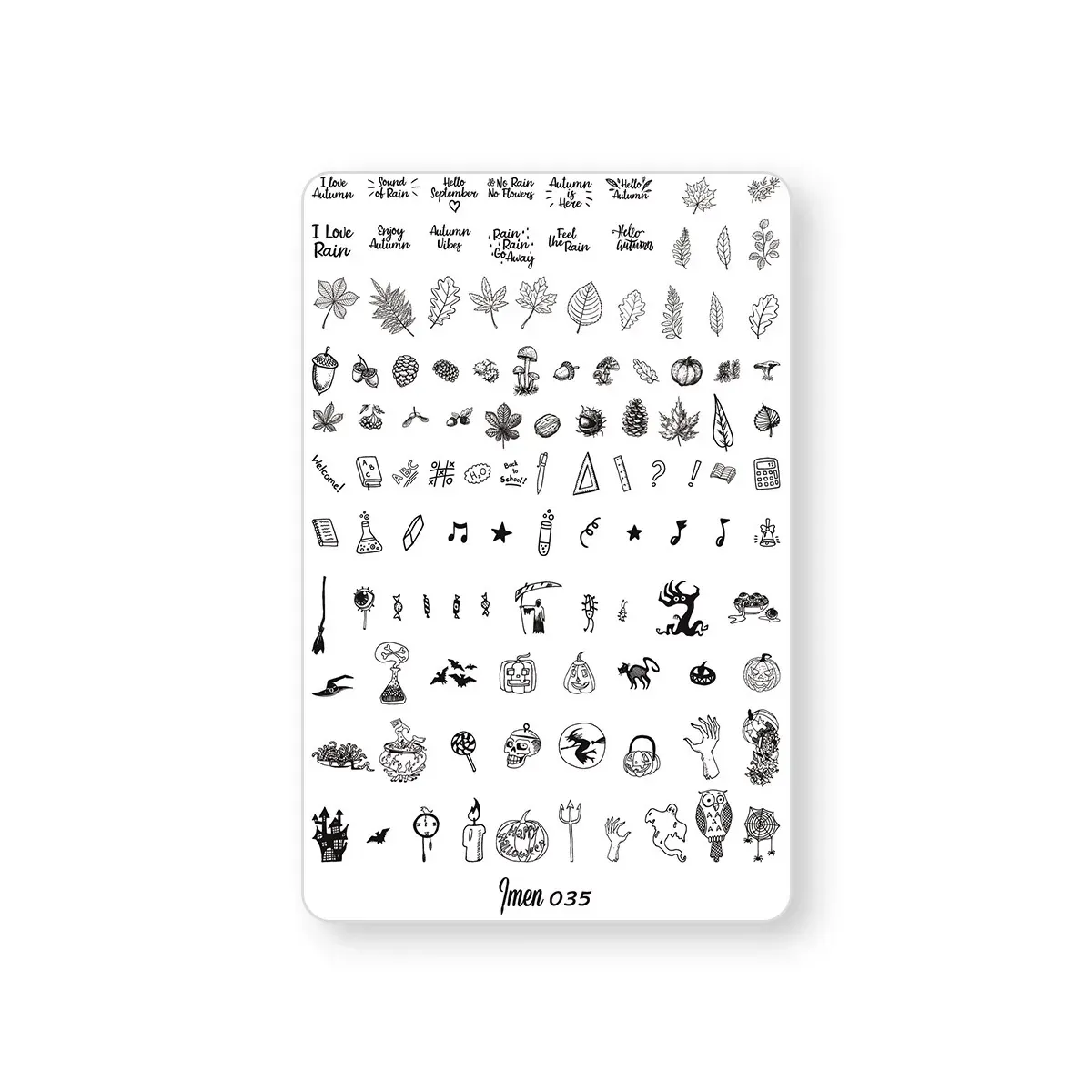 Stamping plate IMEN #35