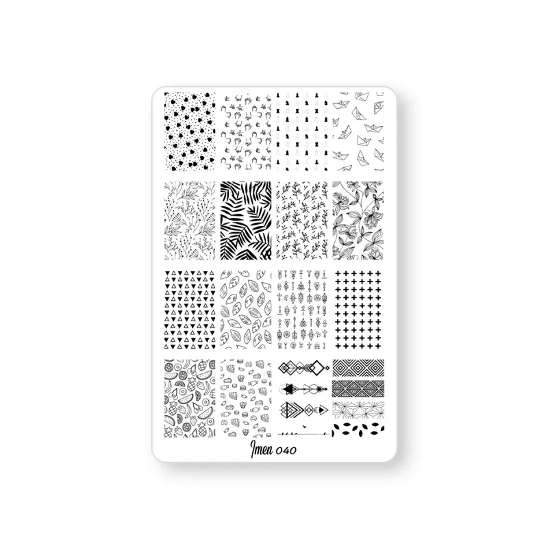 Stamping plate IMEN #40