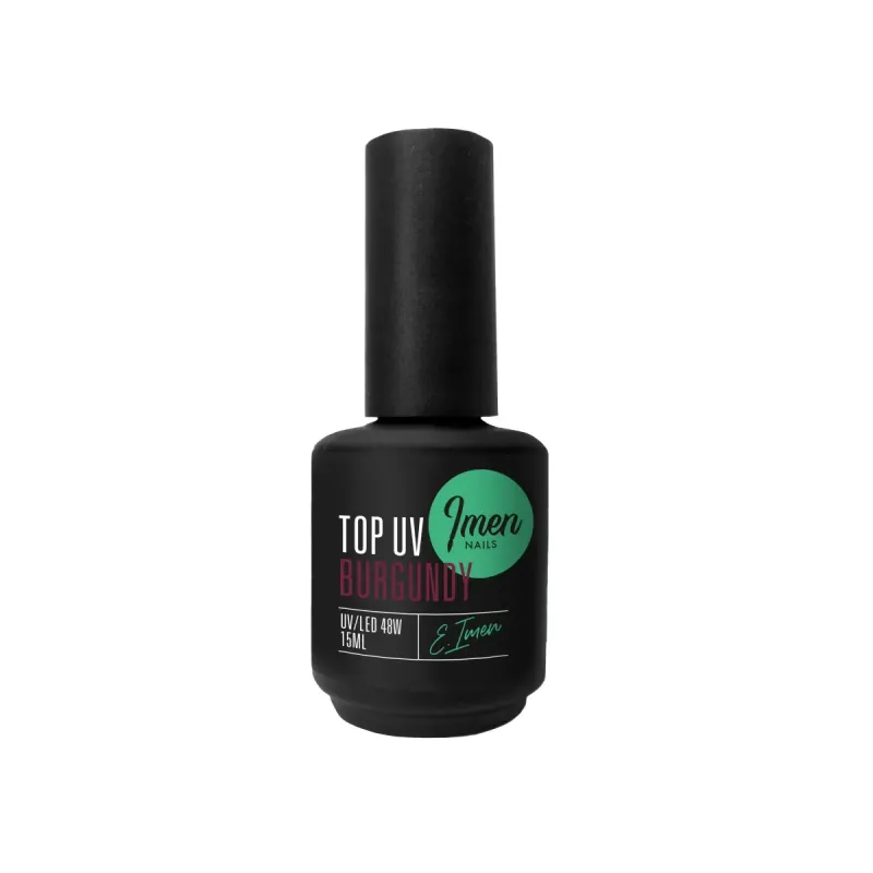 UV/LED Color Top Imen Burgundy 2in1 Farbe & Versiegler 15ml