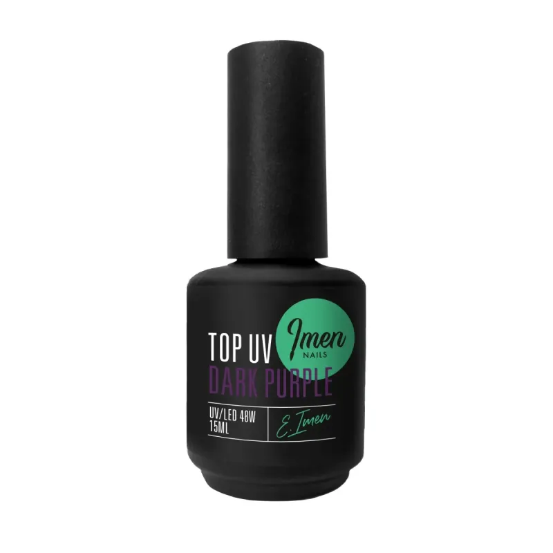 UV/LED Color Top Imen Dark Purple 2in1 Farbe & Versiegler 15ml