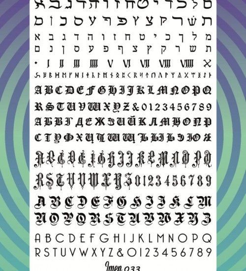 Stamping Platte Schablone Nr. 33 von Imen
