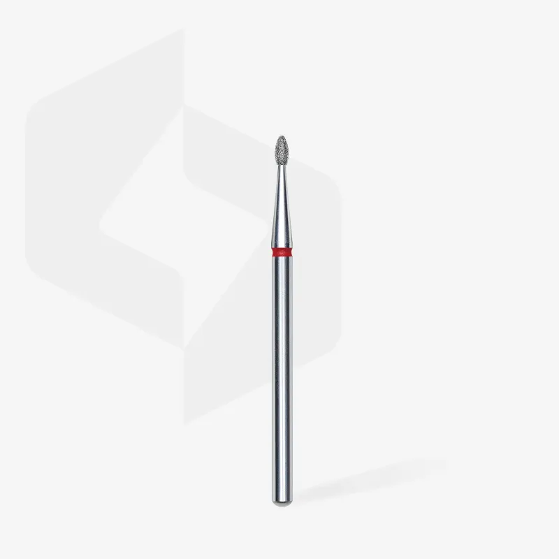 Diamantfräser Runde Knospe Rot, Durchmesser 1.6 Mm / Arbeitsteil 3.4 Mm Staleks FA50R016/3.4