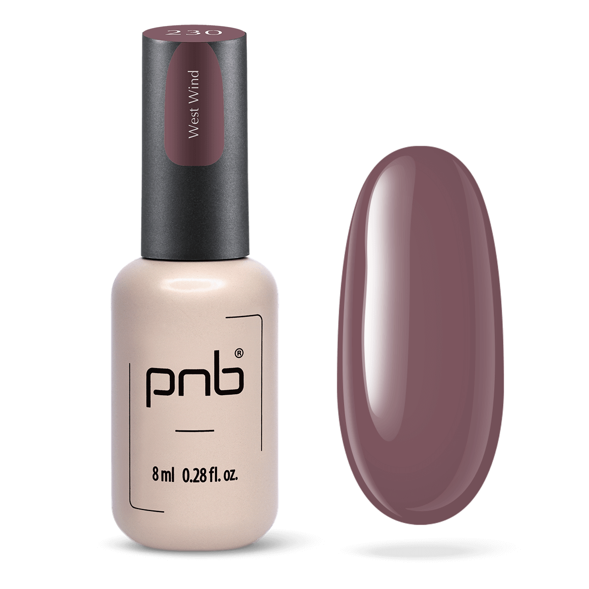 UV/LED Gel Polish Nagellack PNB 230 "WEST WIND" 8ml