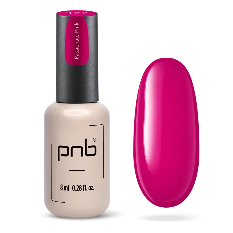 UV/LED Gel Polish Nagellack PNB "Passionate Pink " 377