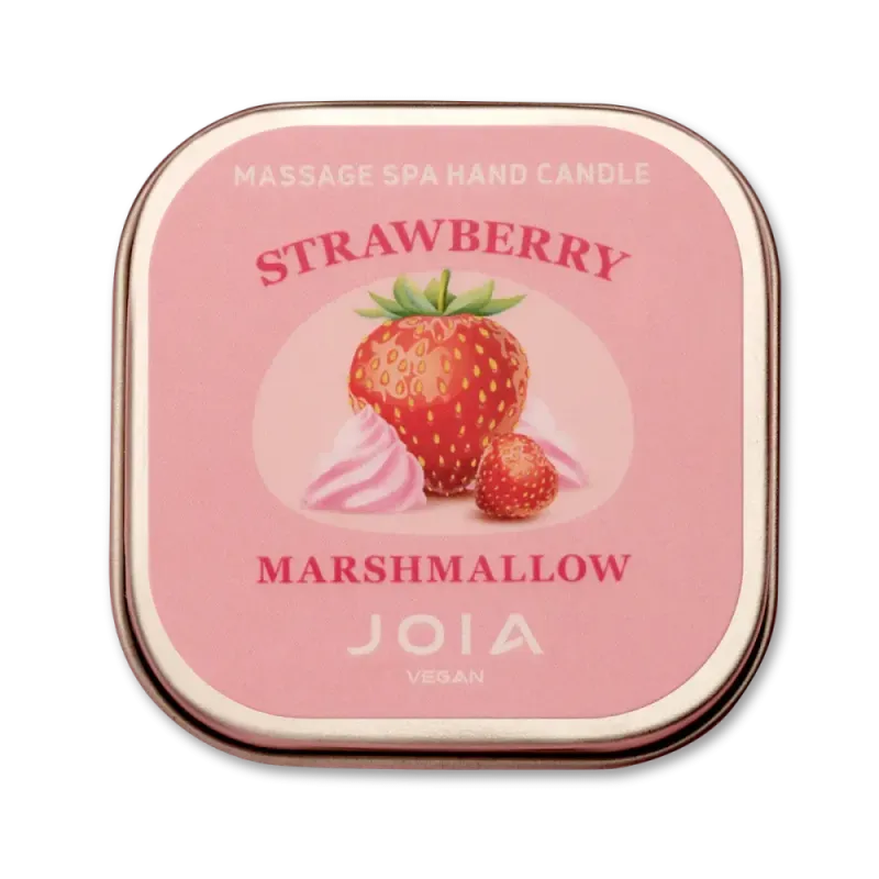 Massage Spa Handkerze Erdbeer Marshmallow JOIA vegan, 65 ml