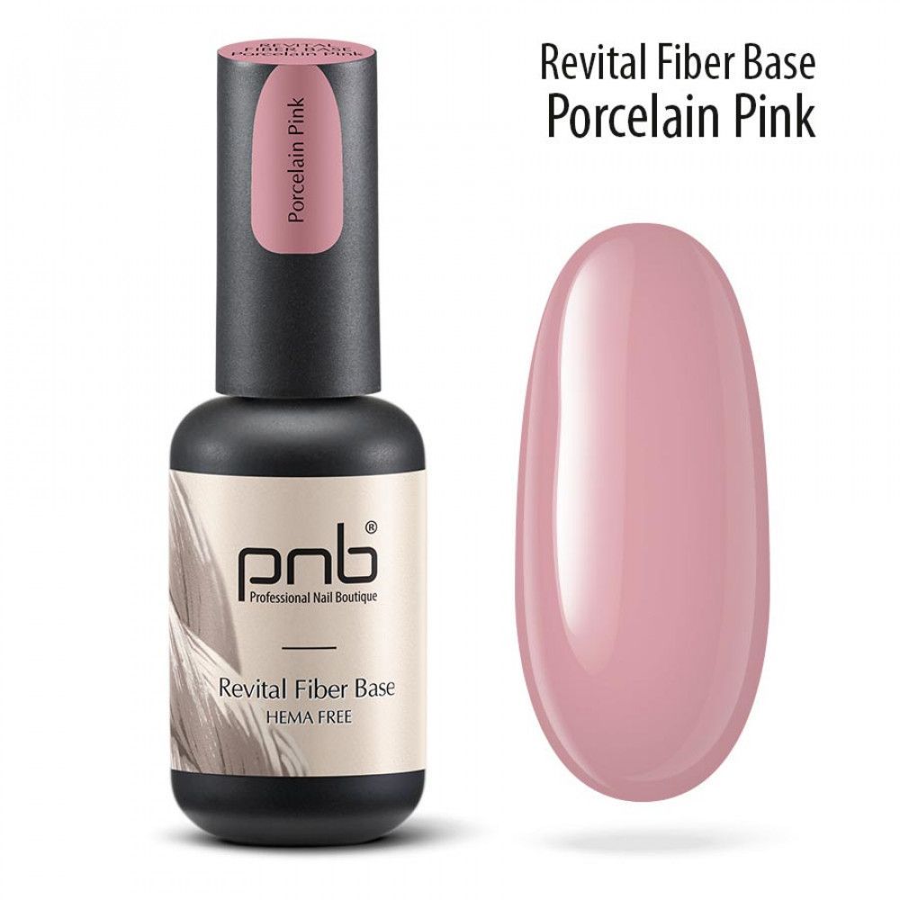 UV/LED Revital Fiber Base PNB , Porcelain Pink, HEMA FREE