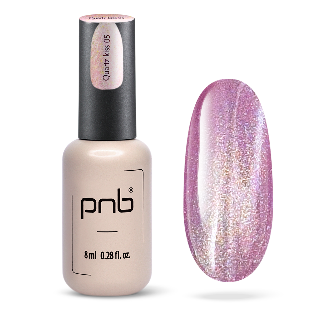 Magnetic Gel Polish Glamour Cat PNB, 05 Quartz Kiss