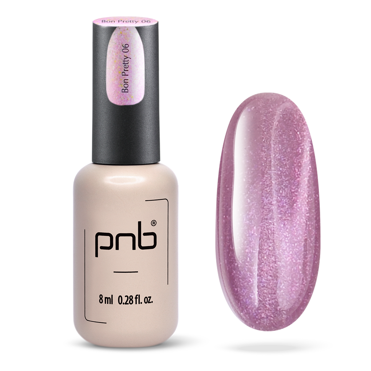 Magnetic Gel Polish Glamour Cat PNB, 06 Bon Pretty