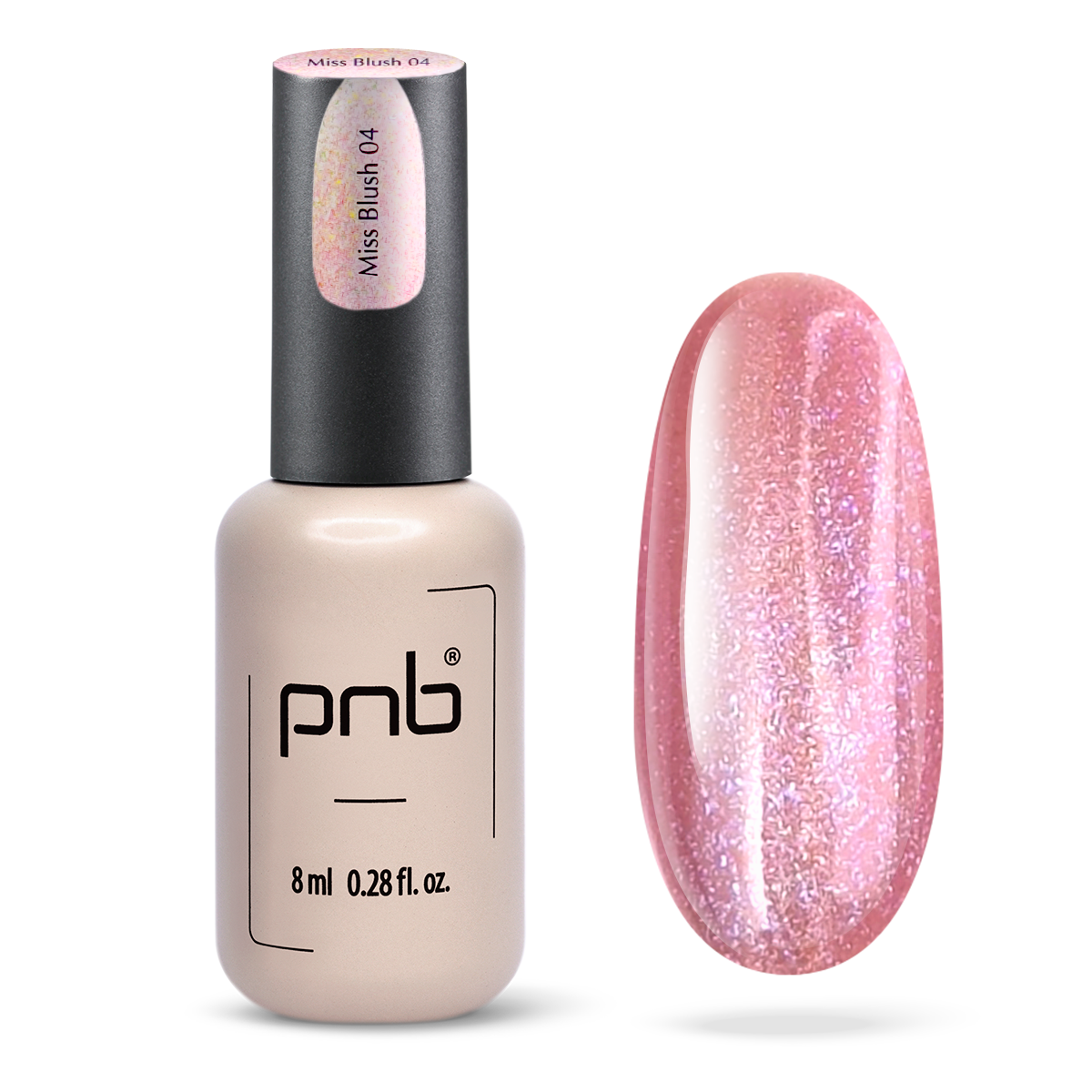Magnetic Gel Polish Glamour Cat PNB, 04 Miss Blush