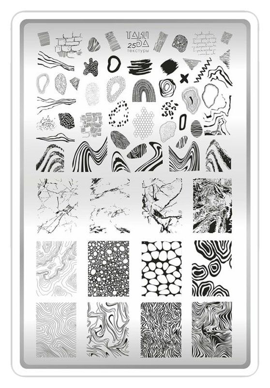 Taki Da Stamping Platte, 25