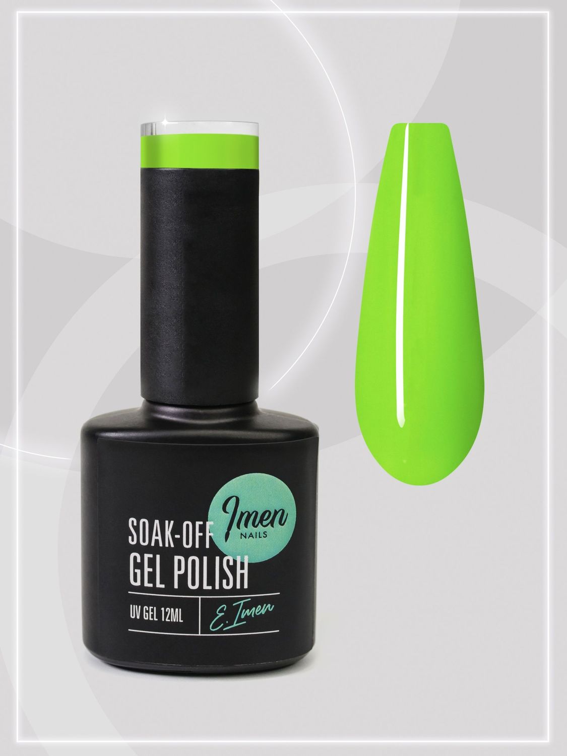 UV/LED Gel Polish Imen 043 Neon Green 12ml