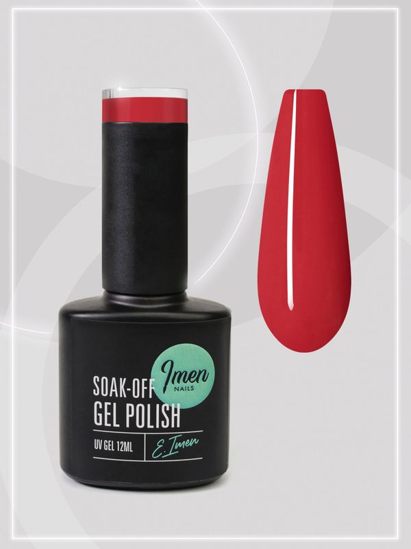 UV/LED Gel Polish Imen 016 Ruby Red 12ml