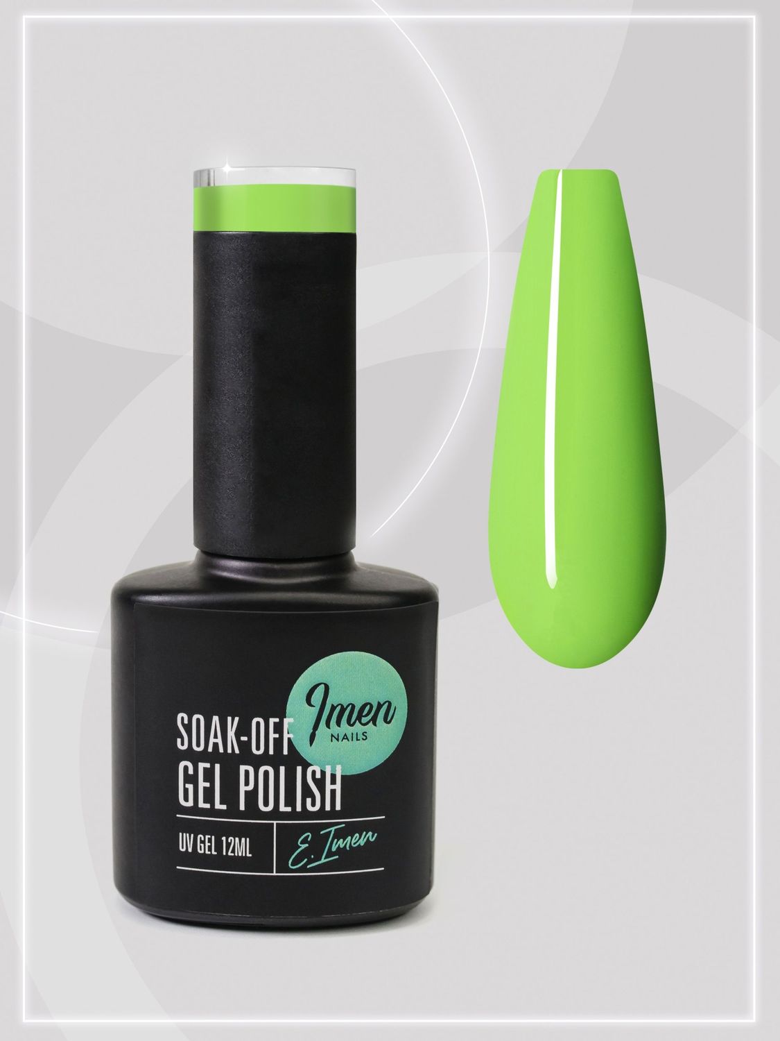 UV/LED Gel Polish Imen 027 Lime Green 12ml
