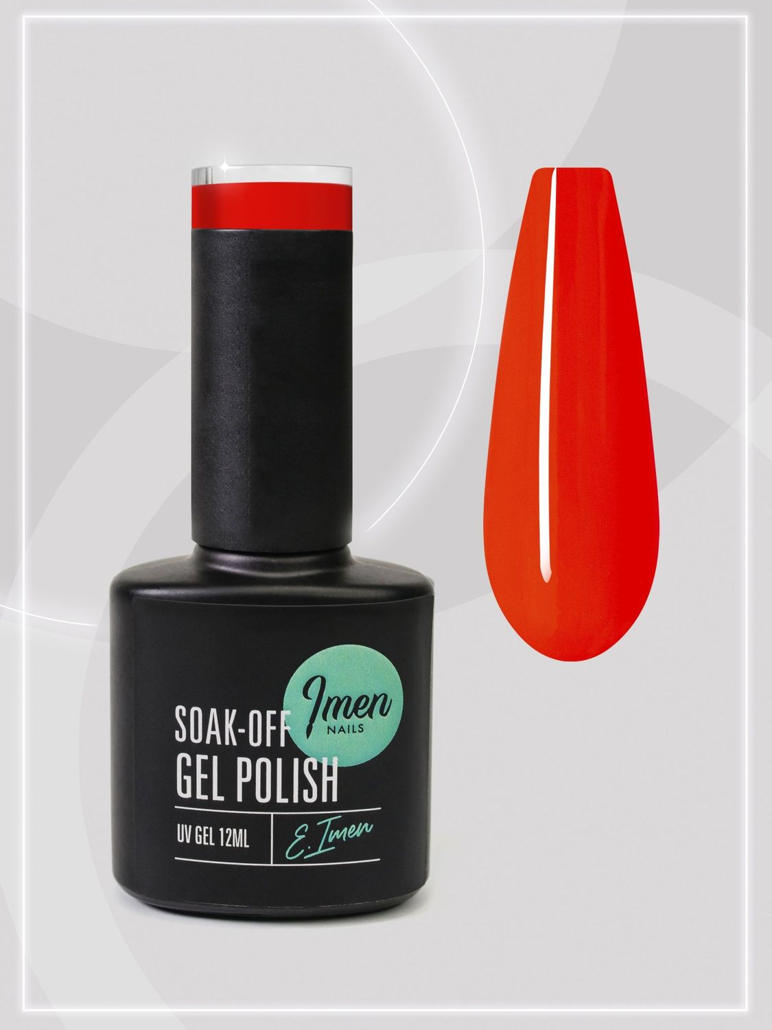 UV/LED Gel Polish Imen 042 Neon Orange 12ml